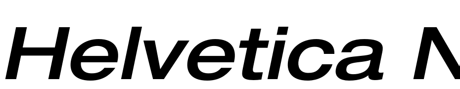 Helvetica Neue LT Pro 63 Medium Extended Oblique Font Download Free
